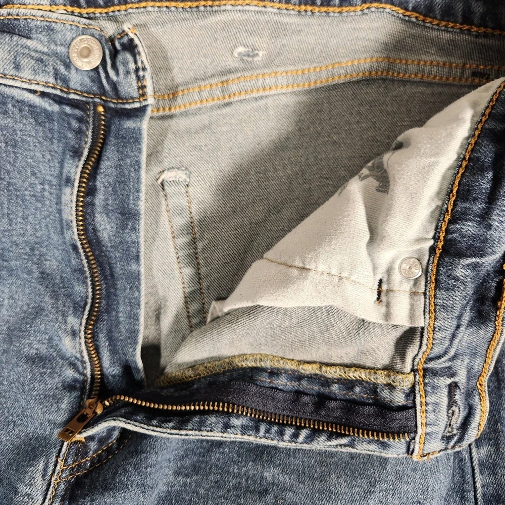 Levi's 505 Jeans Men's 38X32 Blue‎ Excellent Straight Leg  Regular Fit Denim